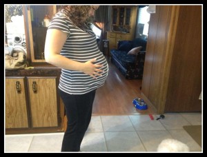 carrie's belly!